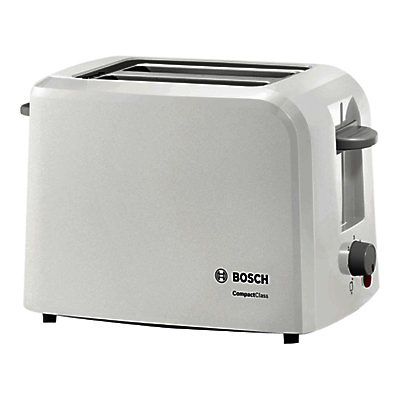 Bosch TAT3A011GB Village Collection 2-Slice Toaster, White Bosch TAT3A011GB Village Collection 2-Slice Toaster, White